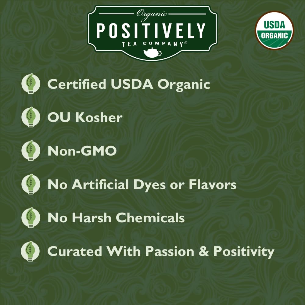 Organic Positively Tea Company Green Tangerine Green Tea – Loose Leaf, 16 oz