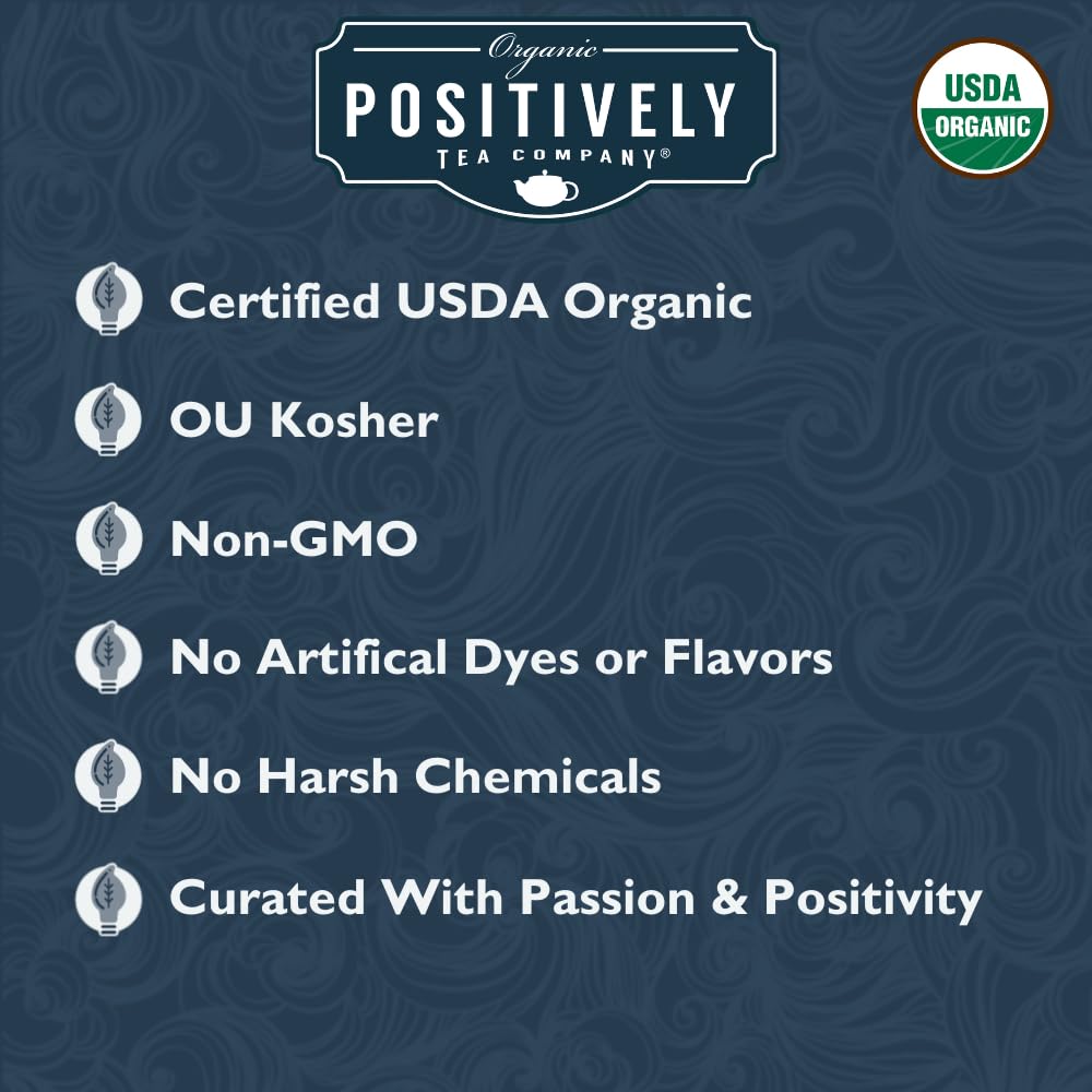 Organic Positively Tea Company Nilgiri FBOP Black Tea — Loose Leaf, 16 oz