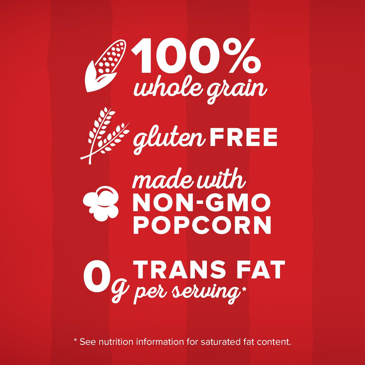 Orville Redenbacher's White Popcorn Kernels – 6 Pack, 30 oz Each, 6g Fiber Per Serving | Gluten Free & 100% Natural