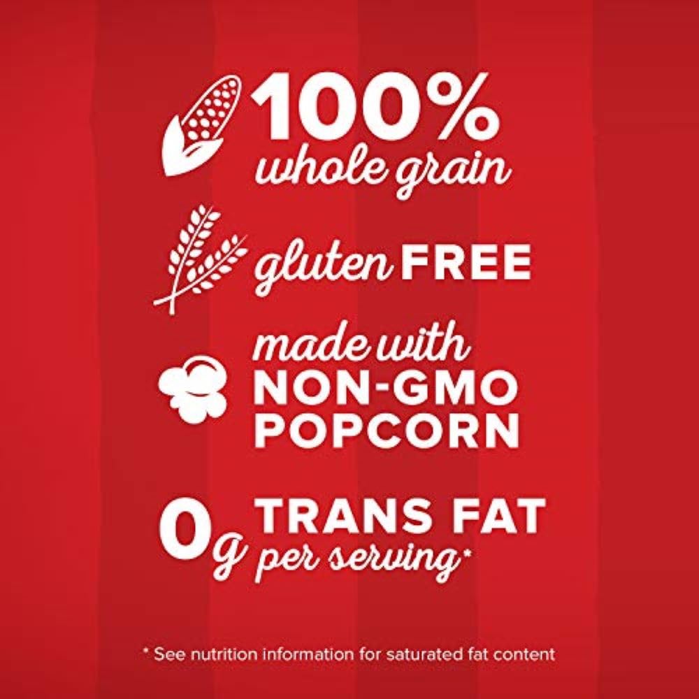 Orville Redenbacher's All-In-One Popcorn Kit with Coconut Oil & Salt – 36-Pack for 8-Oz Poppers