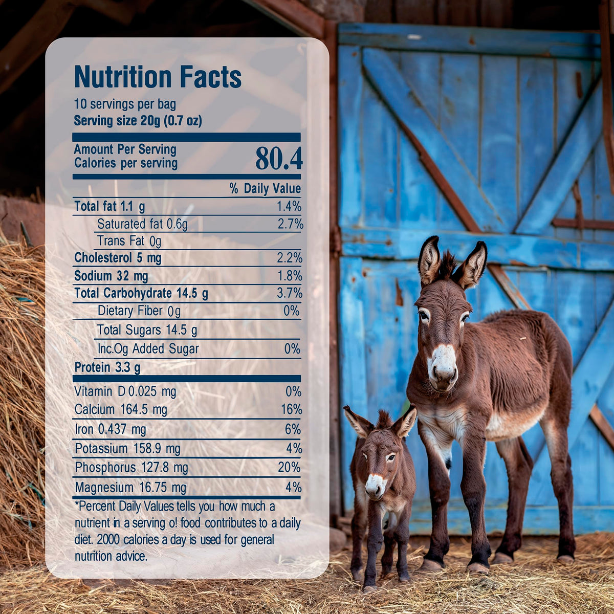 Oselak Donkey Milk Powder 200g – Pure, Natural, High in Calcium, Iron, and Vitamin D