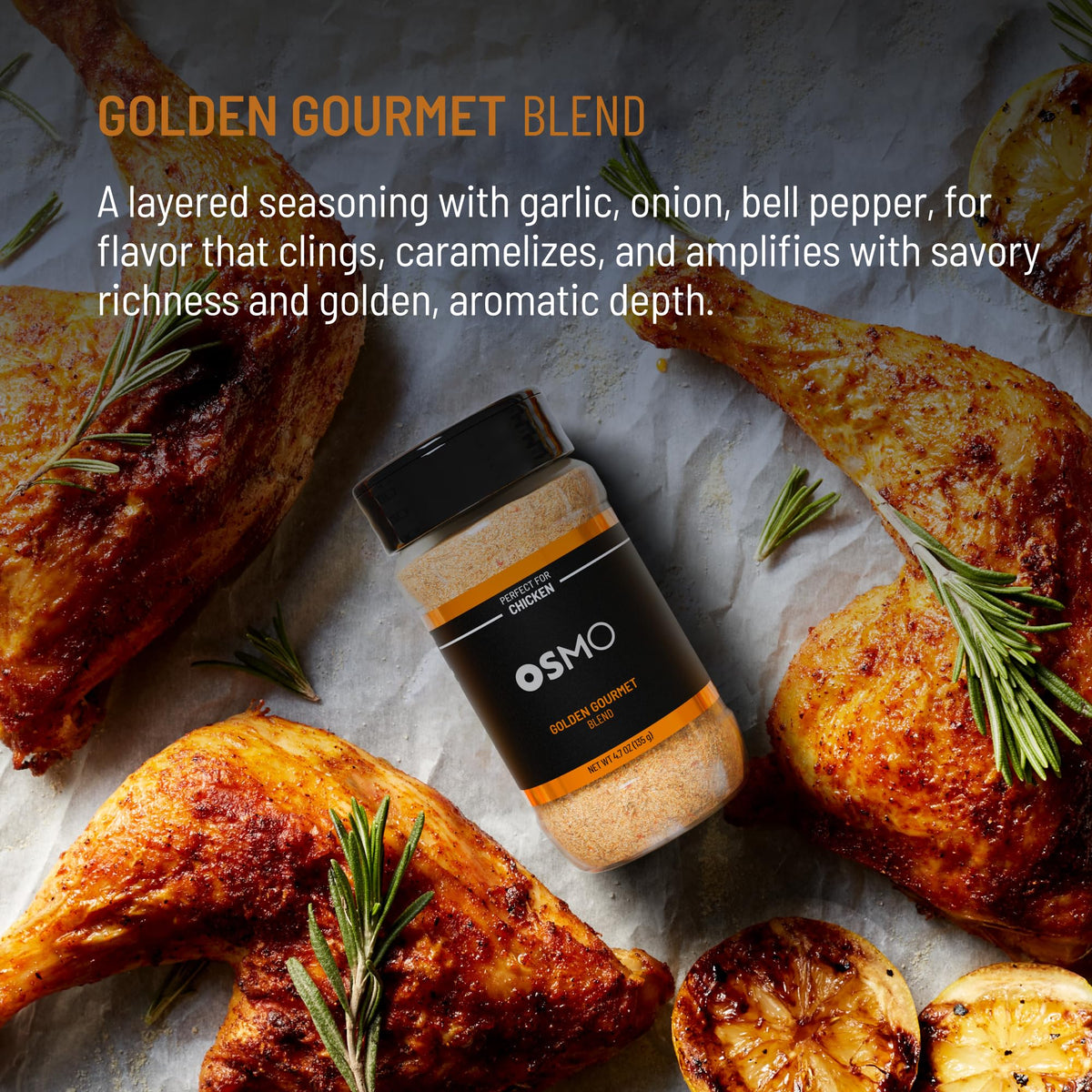 Osmo Seasonings & Sea Salt Bundle by Chef Nick DiGiovanni — Pack of 5