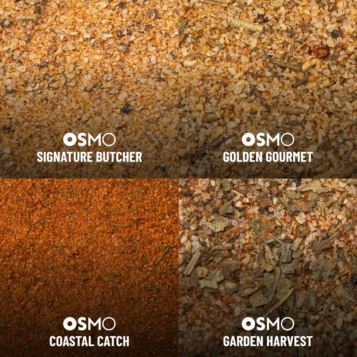 Osmo Seasonings & Sea Salt Bundle by Chef Nick DiGiovanni — Pack of 5