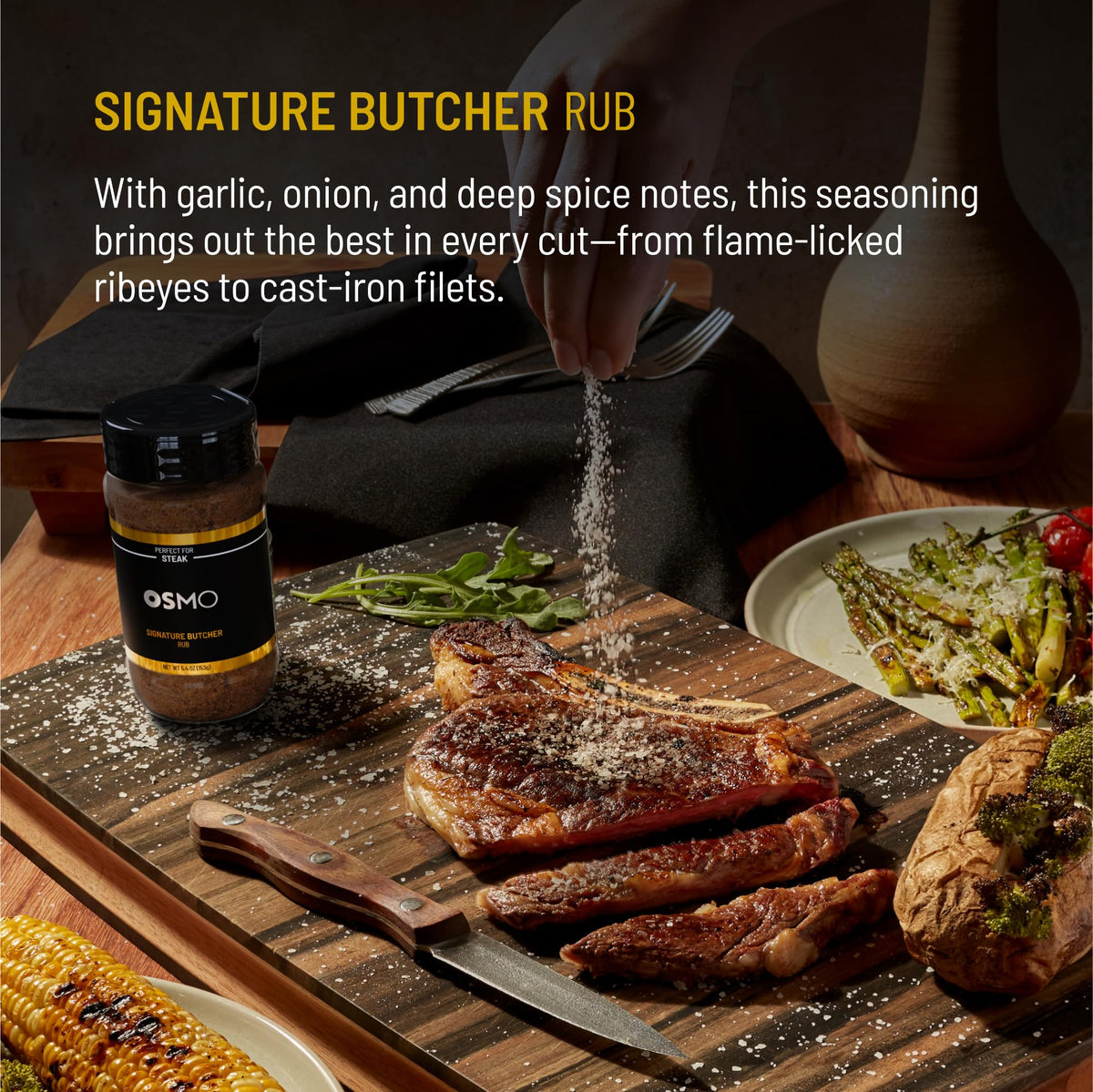 Osmo Seasonings & Sea Salt Bundle by Chef Nick DiGiovanni — Pack of 5