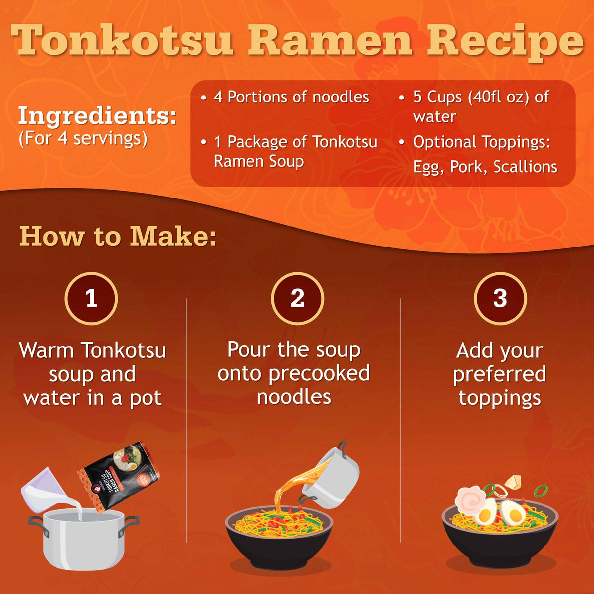 OTAFUKU Tonkotsu Ramen Broth Concentrate - Rich Pork Shoyu, 7.5oz (6 Pack)