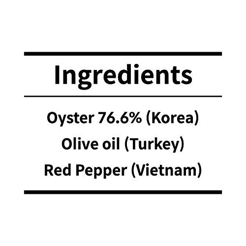 Otter Kingdom Premium Smoked Oysters with Red Chili Pepper in Olive Oil – 3oz Can, 12-Pack
