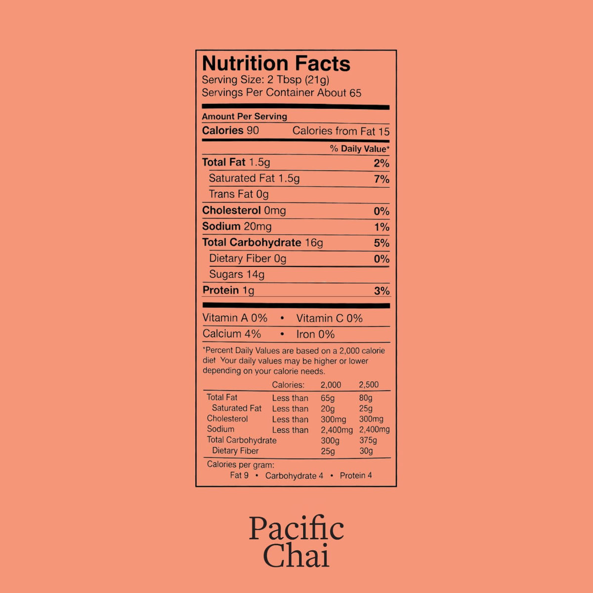 Pacific Chai Spiced Chai Latte Mix – Instant Café-Style Latte, Gluten Free