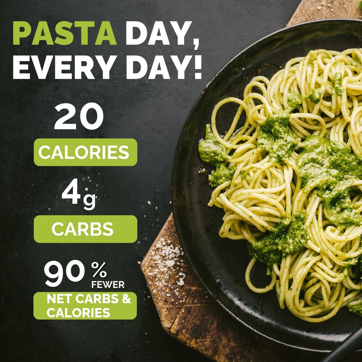 Palmini Angel Hair Pasta – Low-Carb Hearts of Palm Noodles | Keto, Gluten Free, Vegan | As seen on Shark Tank | 6-Pack (14 oz)