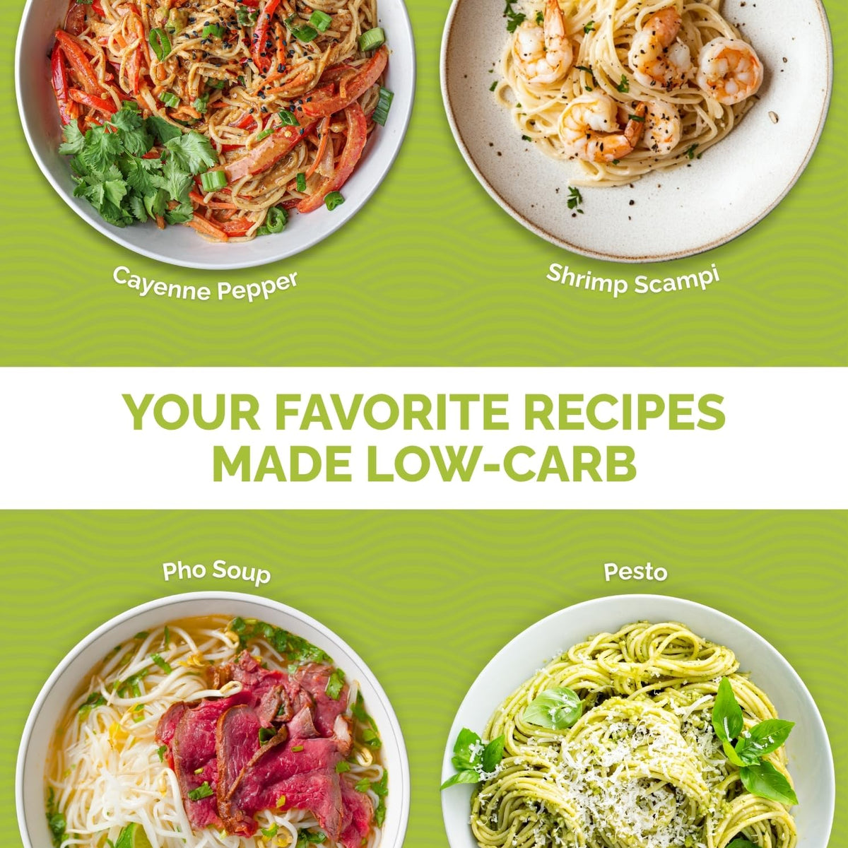 Palmini Angel Hair Pasta – Low-Carb Hearts of Palm Noodles | Keto, Gluten Free, Vegan | As seen on Shark Tank | 6-Pack (14 oz)
