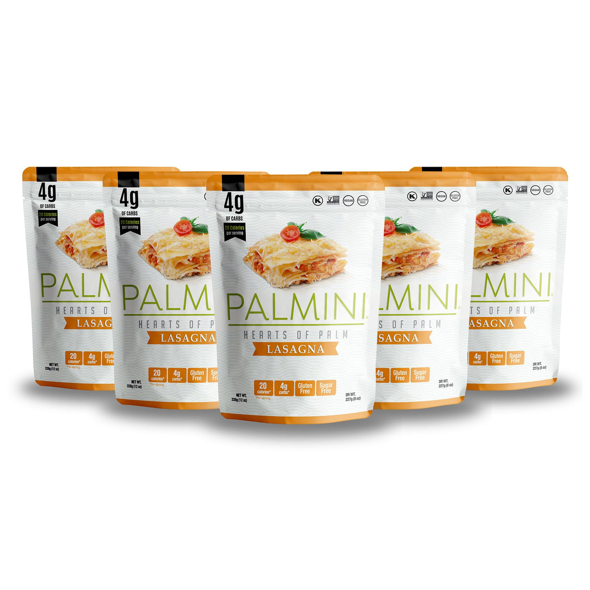 Palmini Lasagna Noodles | Low-Carb Hearts of Palm Pasta – Keto, Gluten Free, Vegan, Non-GMO | Seen on Shark Tank | 12 oz Pack of 6