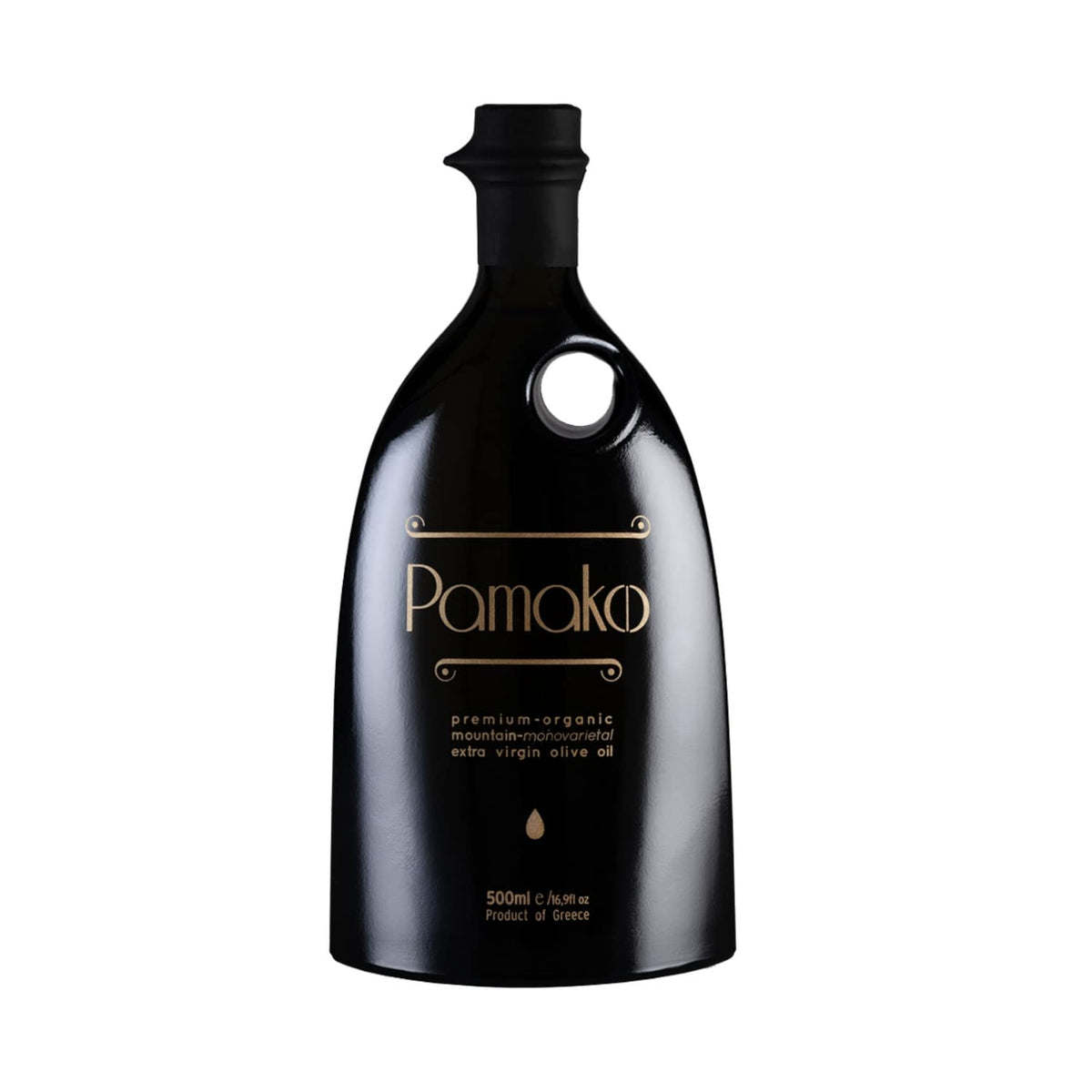 Pamako Ultra-Premium Monovarietal Mountain Organic EVOO | Cold-Pressed Greek Olive Oil 2090 mg/kg | New Harvest 2025/26 | 500 ml