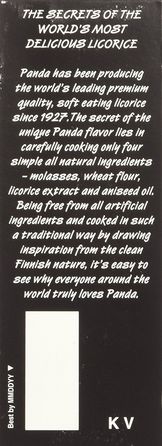 Panda Licorice Chews - 7-Oz Bags (Pack of 12) All-Natural, Kosher, Vegan