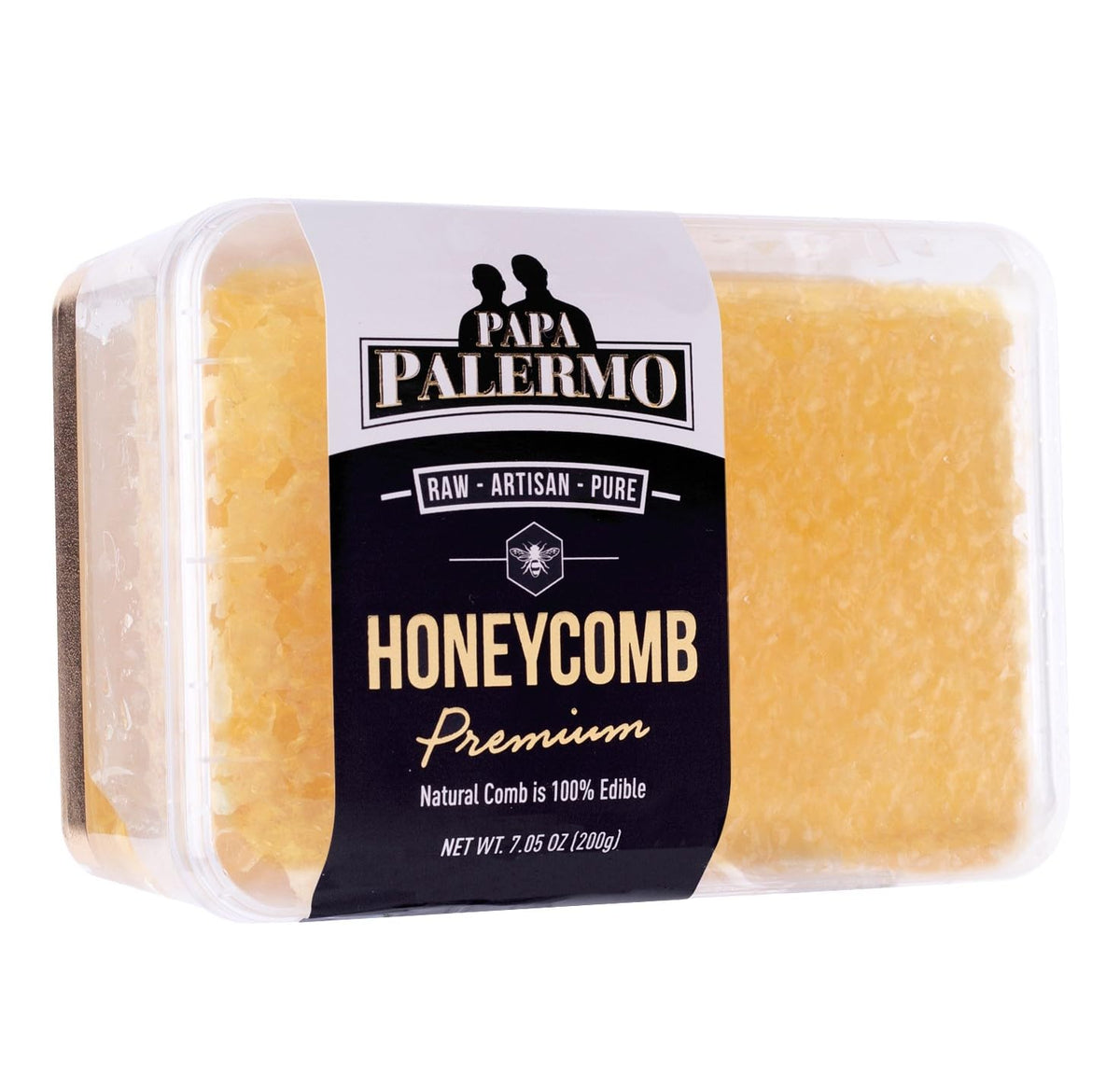 Papa Palermo Honeycomb 100% Edible – Gourmet Raw Honeycomb No Additives No Preservatives | 4-Pack 28 oz