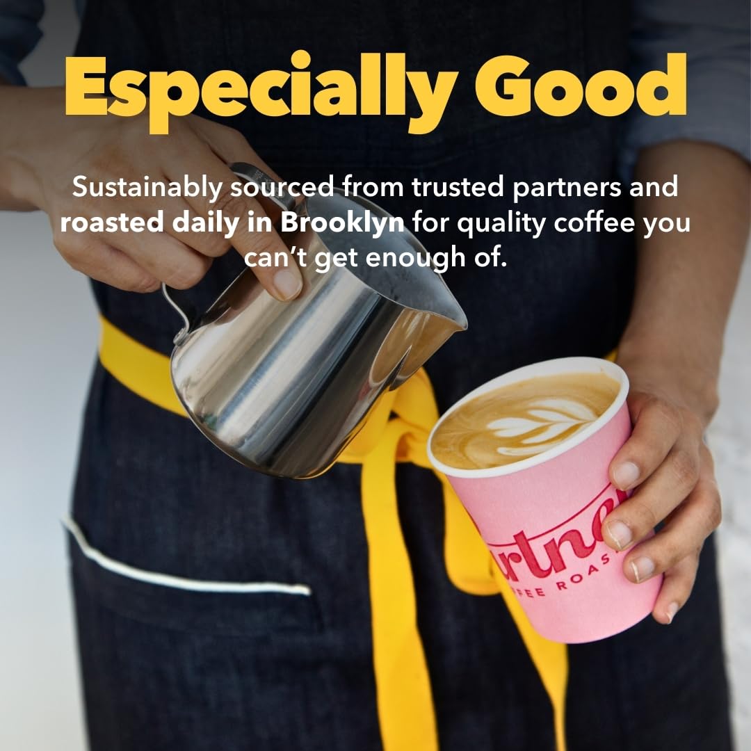 PARTNERS COFFEE ROASTERS Bedford Blend Espresso – Whole Bean 12oz (Medium Roast)
