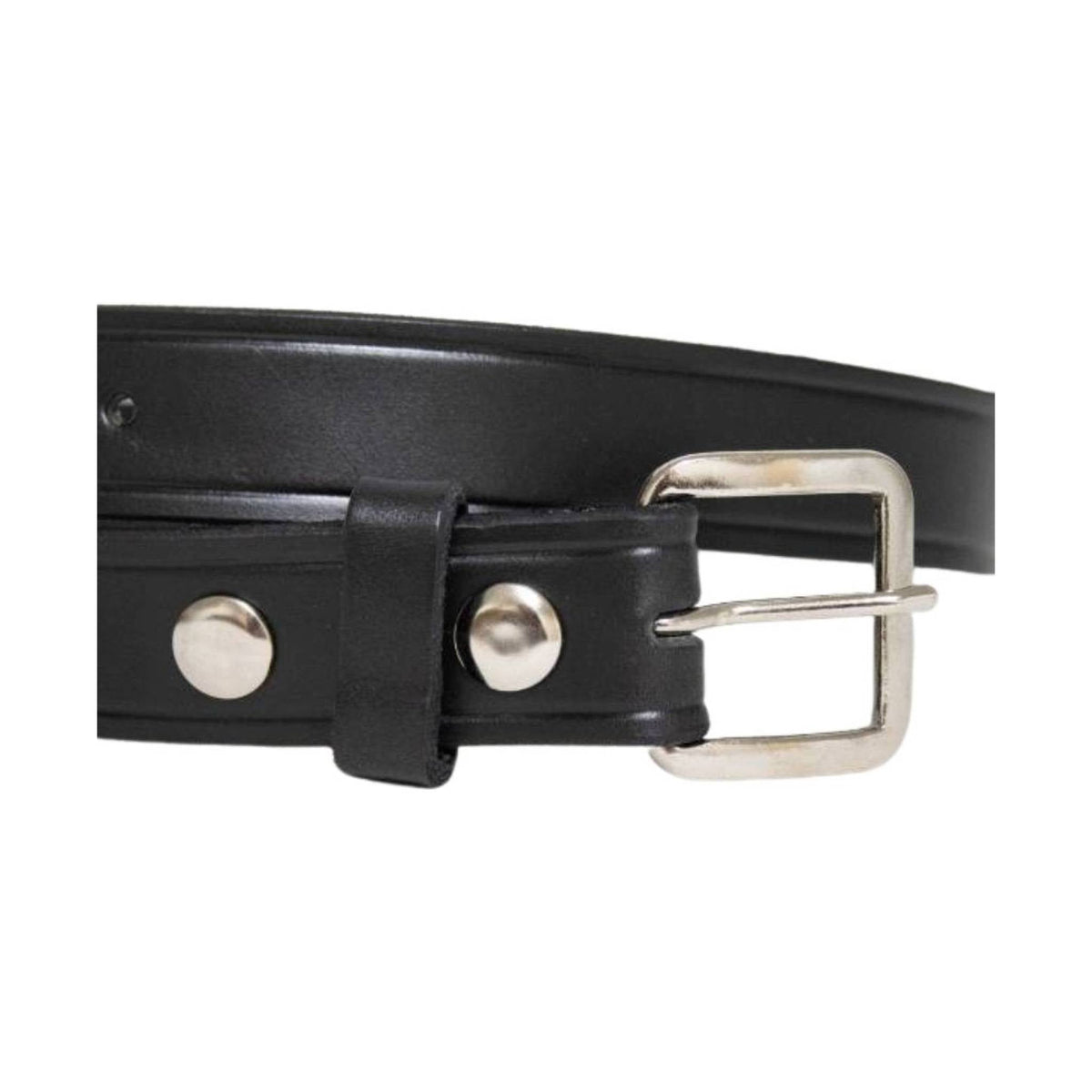 P&B Amish Men's Leather Belt - Black