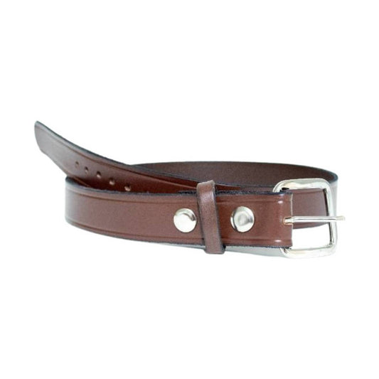 P&B Amish Men's Leather Belt - Brown