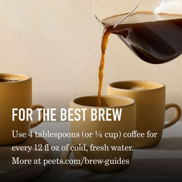 Peet's Coffee Espresso Forte Dark Roast Whole Bean Coffee – 32 oz Bag | 100% Arabica