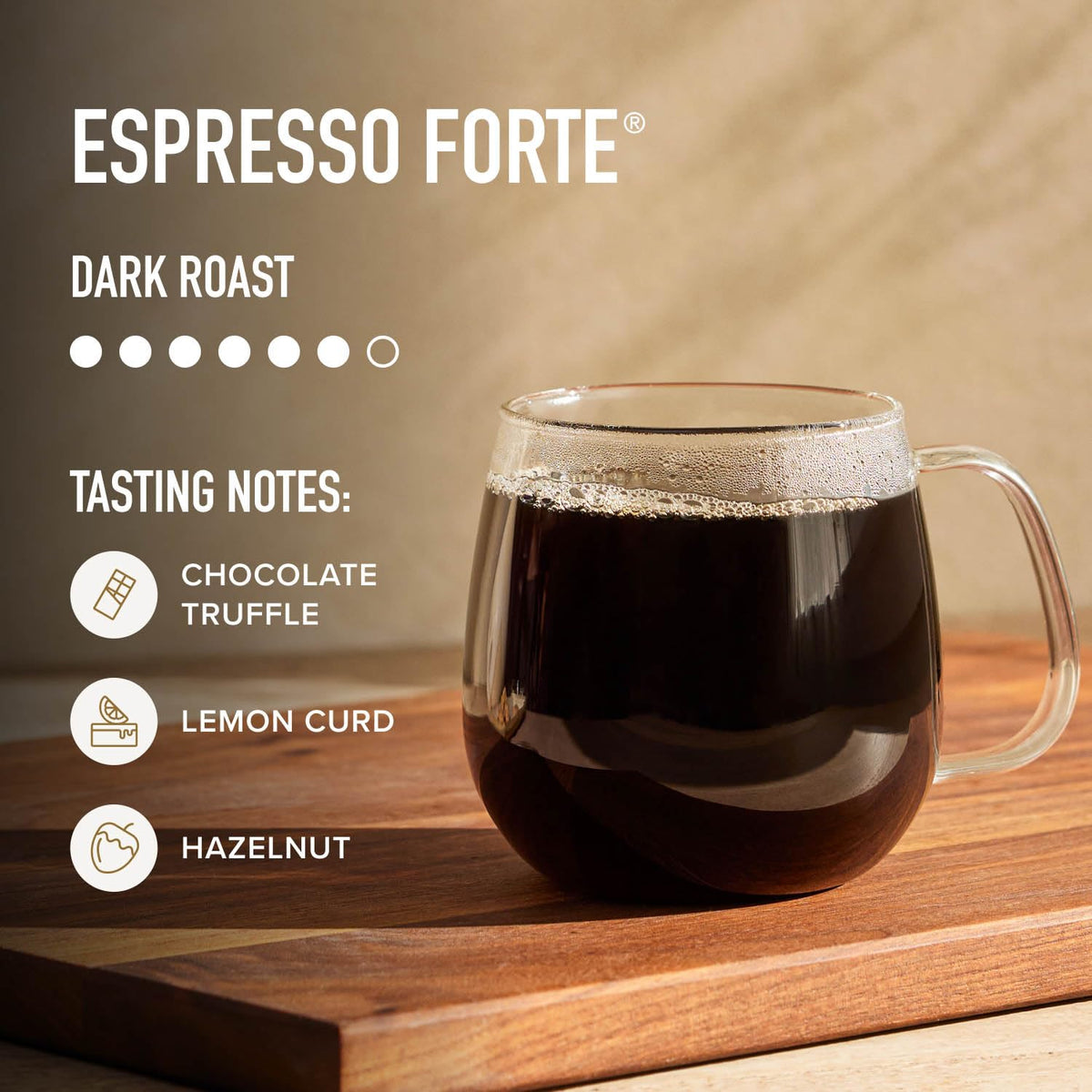 Peet's Coffee Espresso Forte Dark Roast Whole Bean Coffee – 32 oz Bag | 100% Arabica