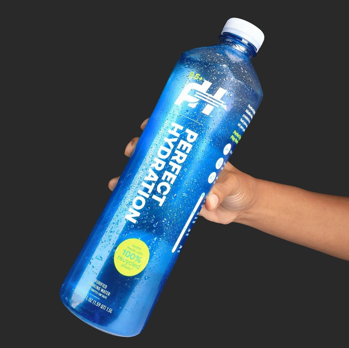 Perfect Hydration 9.5+ pH Alkaline Water – 1.5L Bottle, Case of 12 – Made in USA
