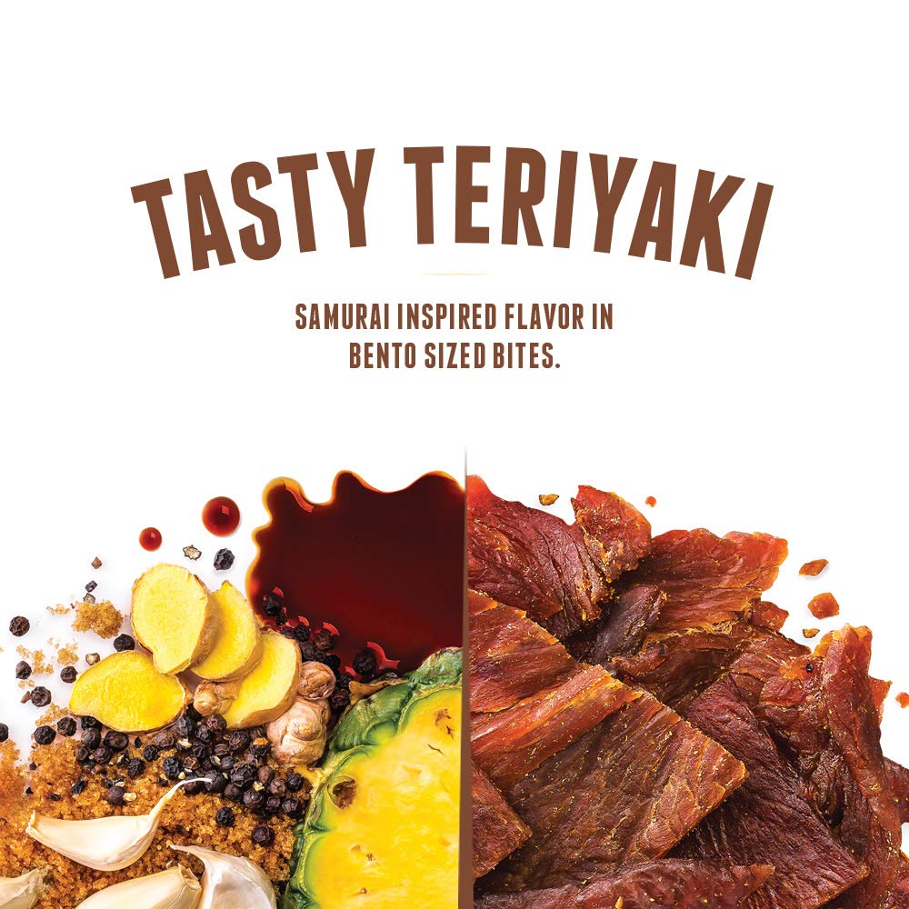 Perky Jerky Turkey Jerky Variety Pack – 5 x 2.2 oz, Low Sodium, High Protein