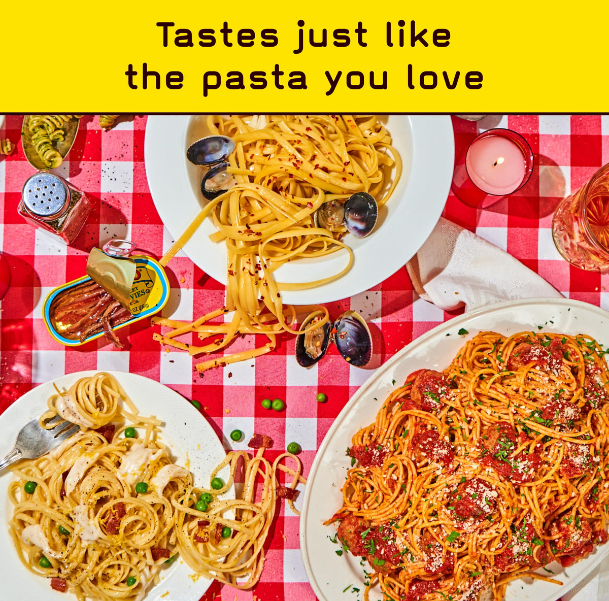 Pete’s Pasta Low Carb Protein Pasta Variety – 3-Pack (8oz each) | Spaghetti, Fettuccine, Linguine