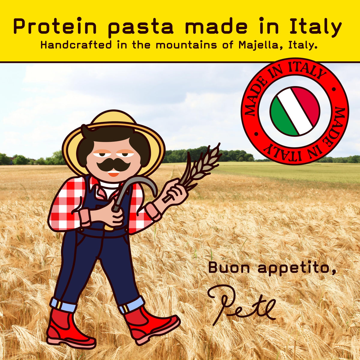 Pete's Pasta Low Carb Elbow Macaroni – 17g Protein, 7g Carbs | Made in Italy, 3-Pack (8oz each)