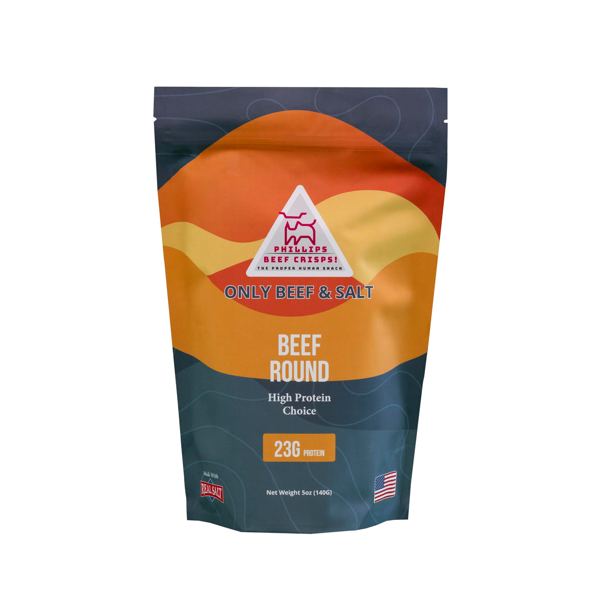PHILLIPS BEEF CRISPS Beef Round – Lean, On-The-Go Snack