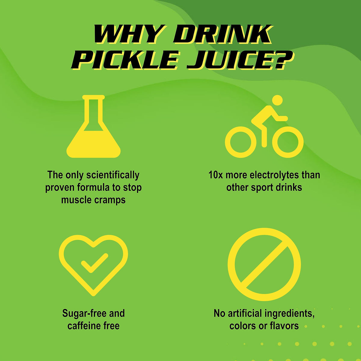 Pickle Juice Extra Strength Sports Drink — Rapid Cramps Relief, 1 Gallon Bulk
