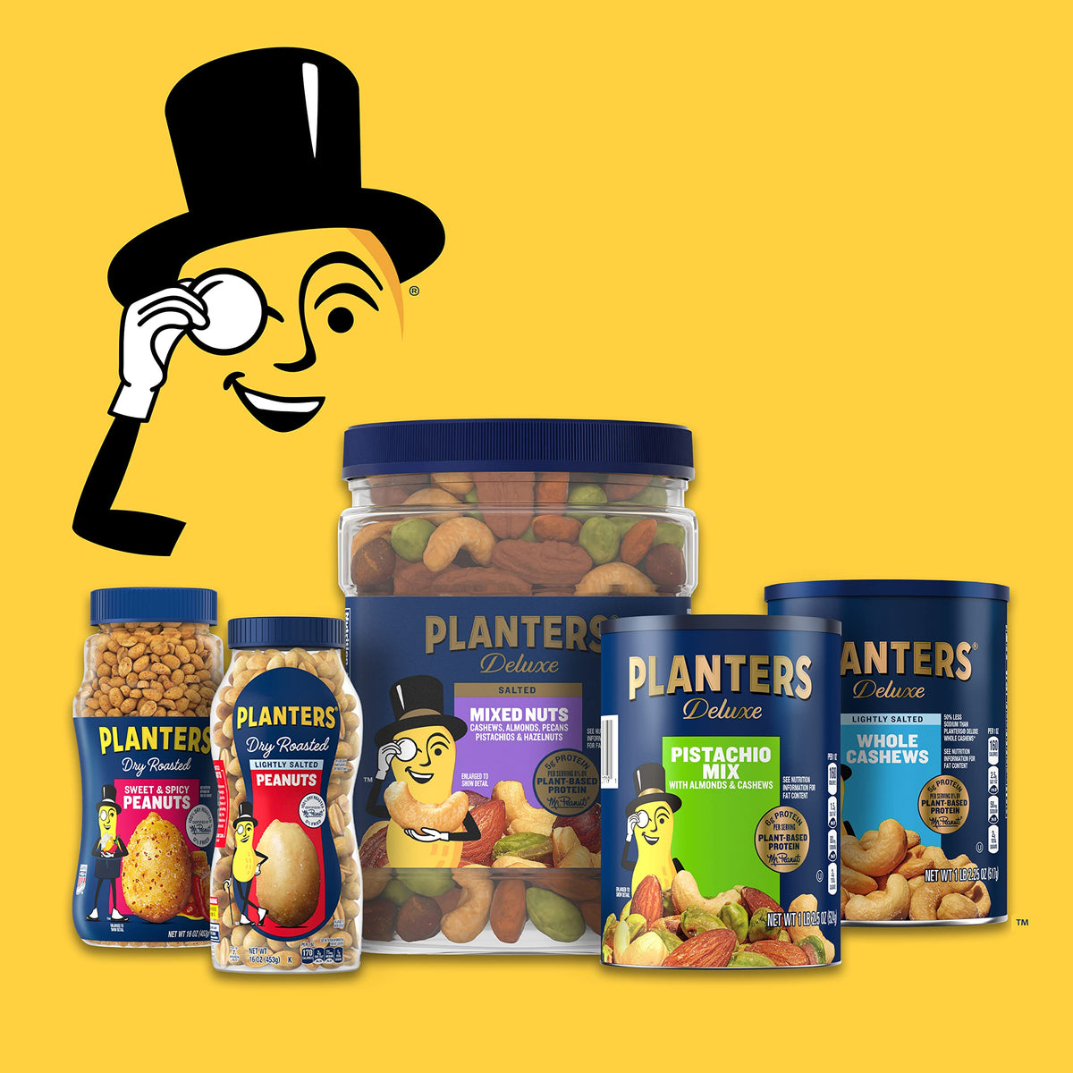 Planters Peanut Butter Chocolate Trail Mix – Mixed Nuts Snack Packs, 6 oz Bags (Pack of 12)