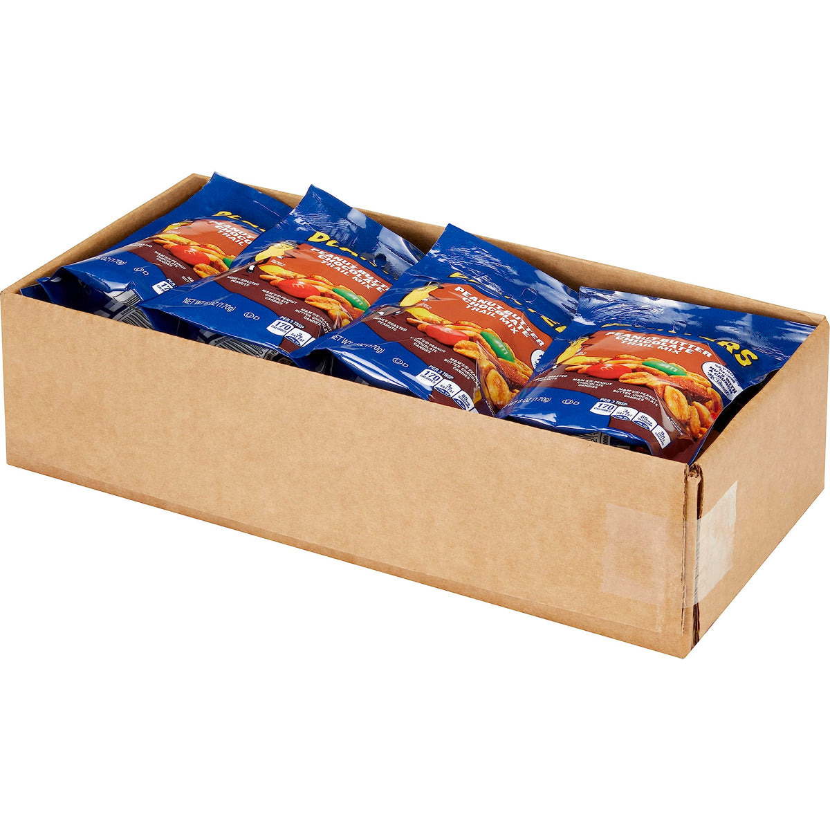 Planters Peanut Butter Chocolate Trail Mix – Mixed Nuts Snack Packs, 6 oz Bags (Pack of 12)