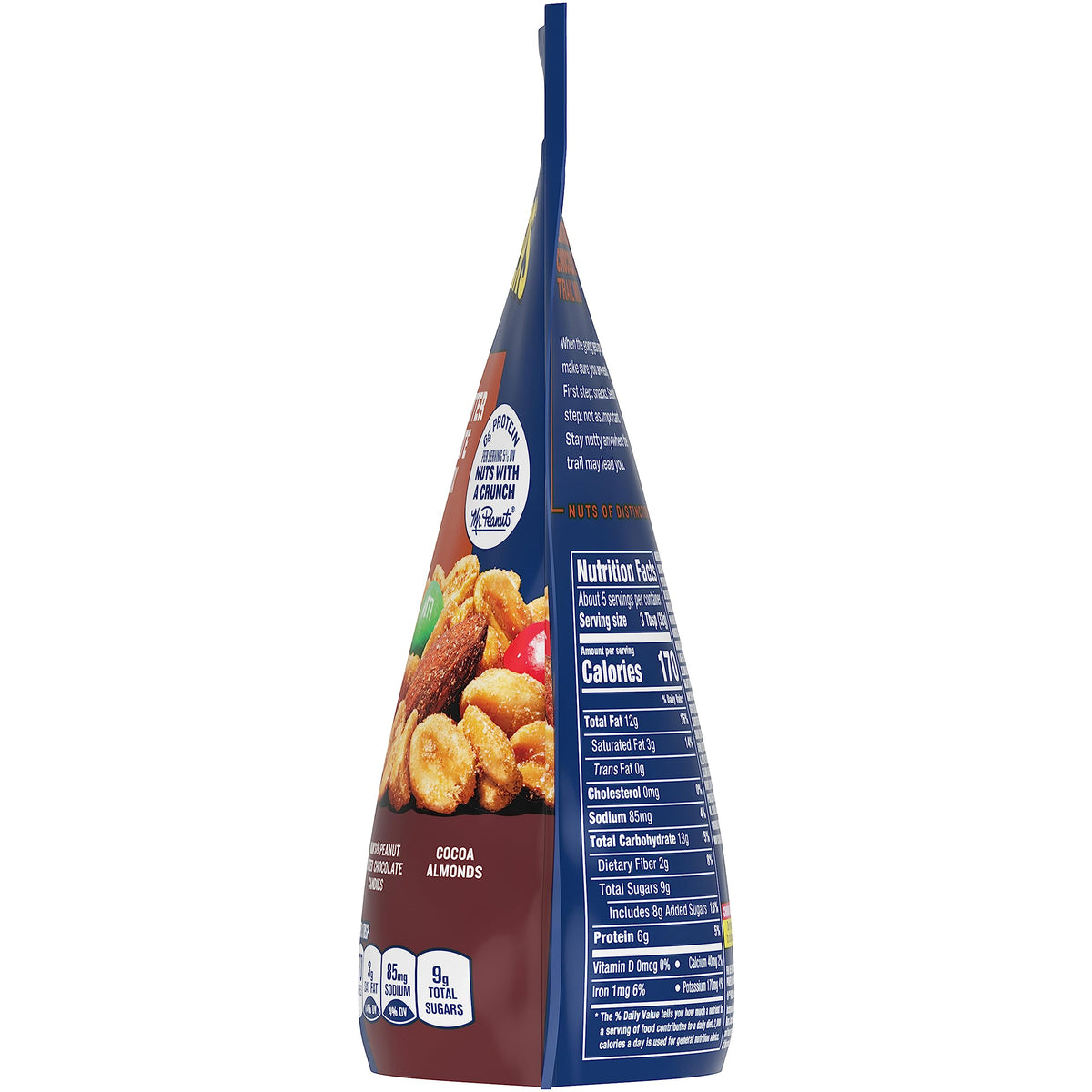 Planters Peanut Butter Chocolate Trail Mix – Mixed Nuts Snack Packs, 6 oz Bags (Pack of 12)