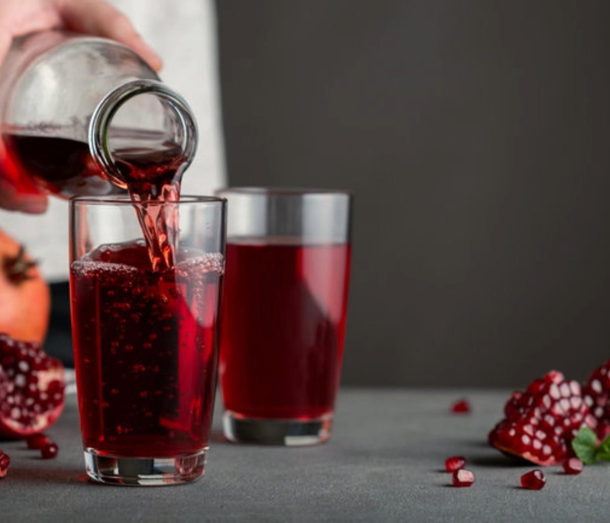 Pomegranaze 100% Organic Pomegranate Juice – No Sugar, Glass Bottle (2 Pack) | Kosher & Gluten Free