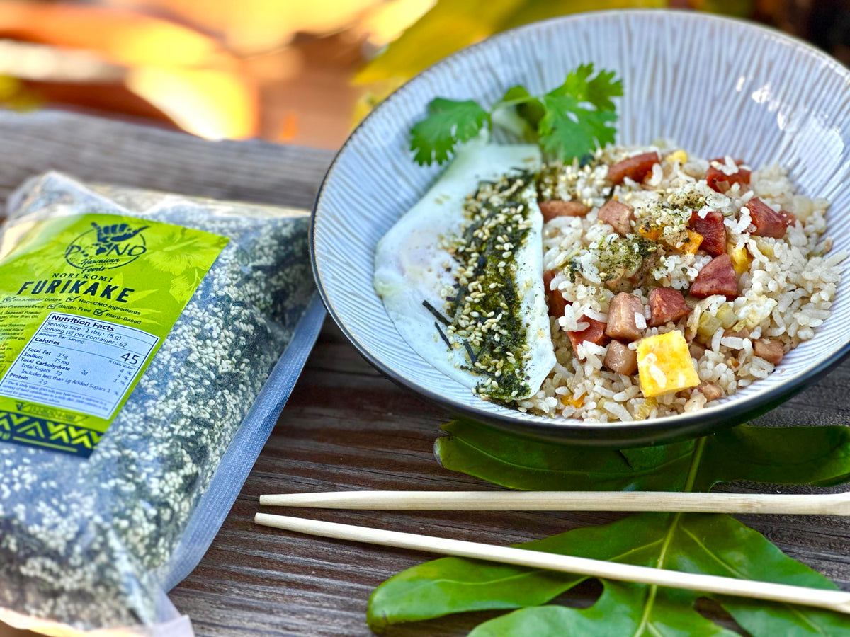Pono Hawaiian Premium Nori Komi Furikake Rice Seasoning – Gluten-Free & Non-GMO, 1 lb