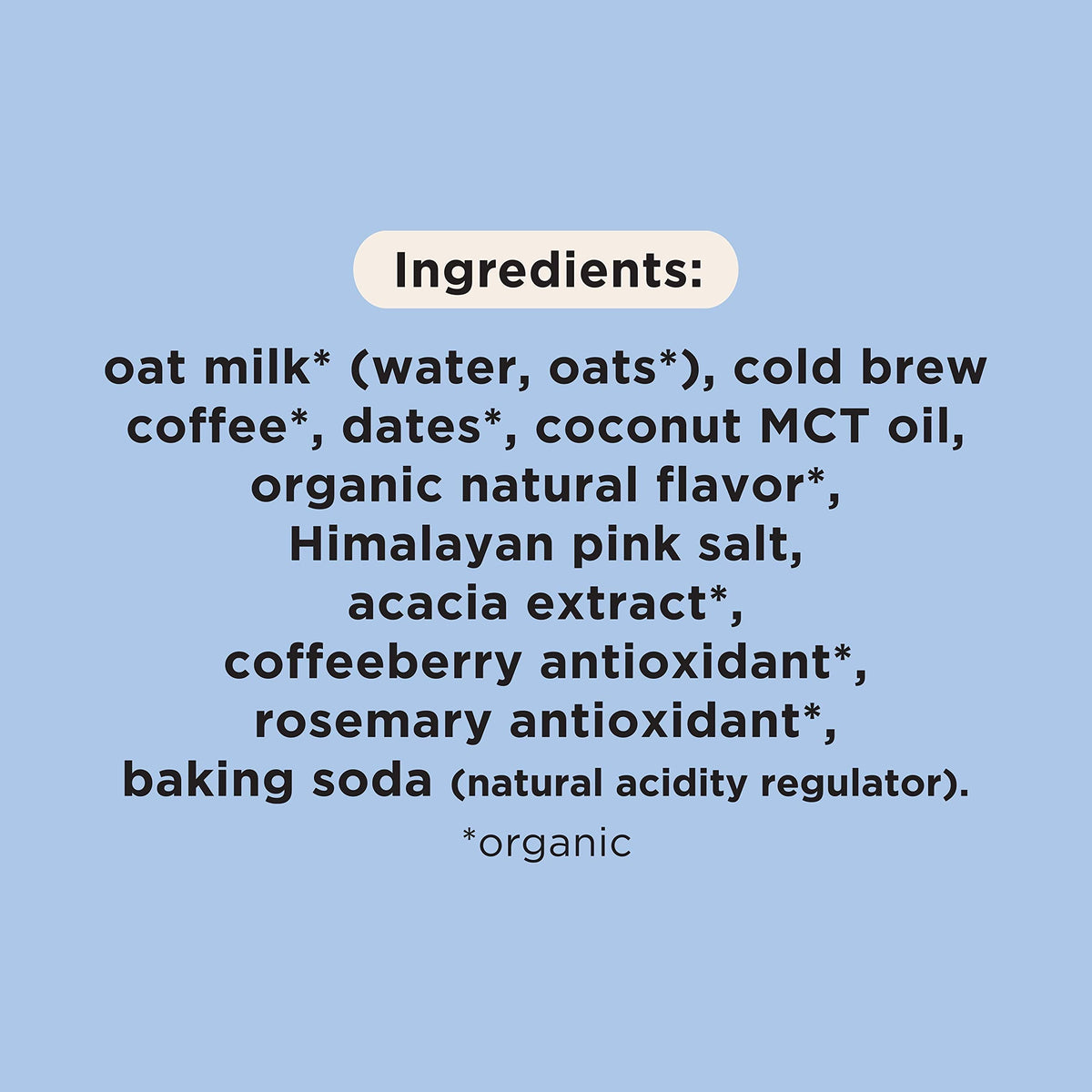 Pop & Bottle Oat Milk Lattes – Cold Brew with Maca, Antioxidants, Ashwagandha, 8 oz, 6 Pack, Organic & Dairy Free