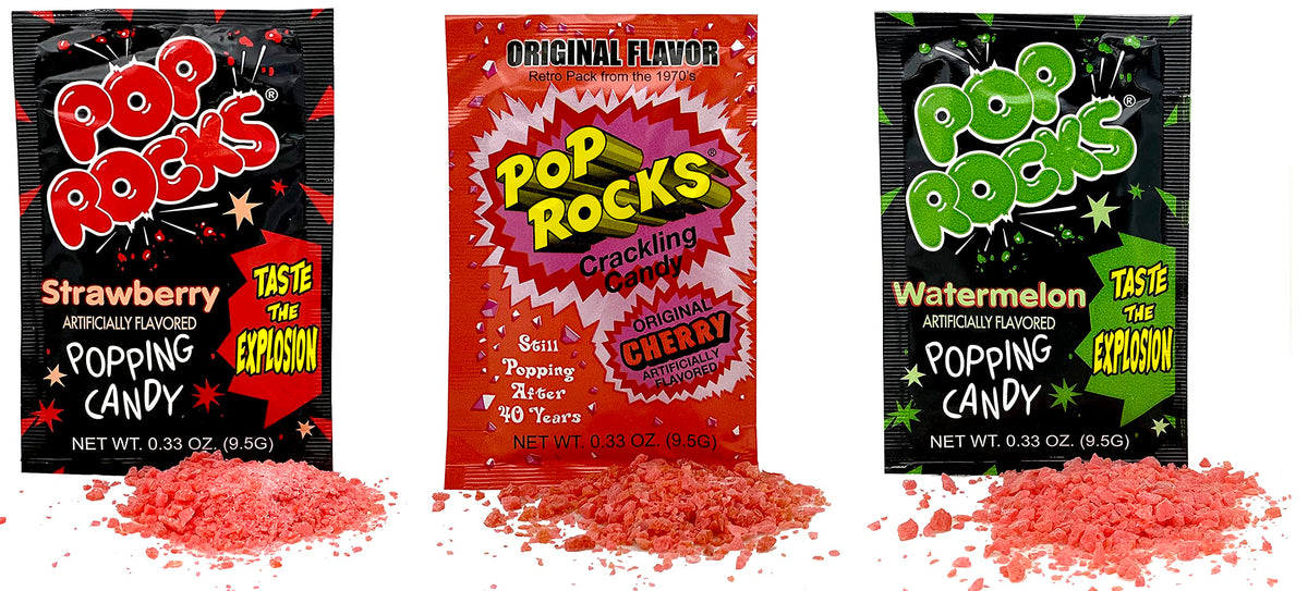 Pop Rocks Candy Variety Pack – 36 Count Bulk Popping Candy, Nine Flavors