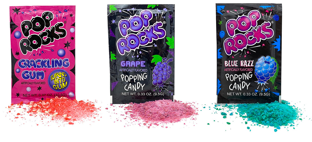 Pop Rocks Candy Variety Pack – 36 Count Bulk Popping Candy, Nine Flavors