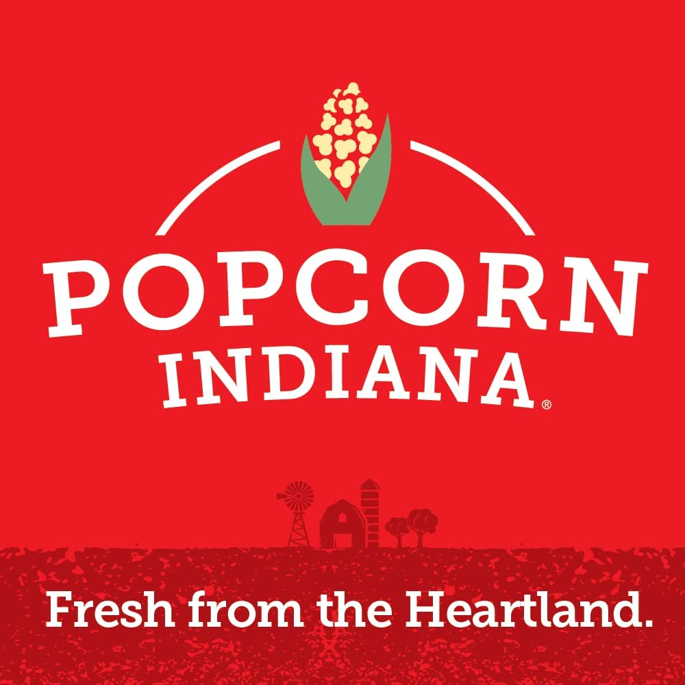 Popcorn Indiana Movie Theater Butter Popcorn – 6 Pack, Real Butter, Gluten Free