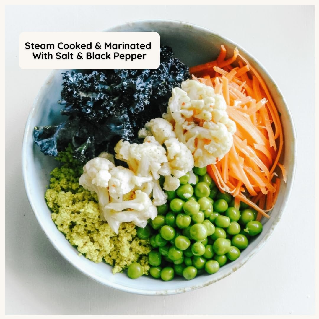 POSHI Marinated Cauliflower Florets Snack Pack – Salt & Pepper, Keto, Vegan, Gluten Free (10 Pack, 1.58 oz)
