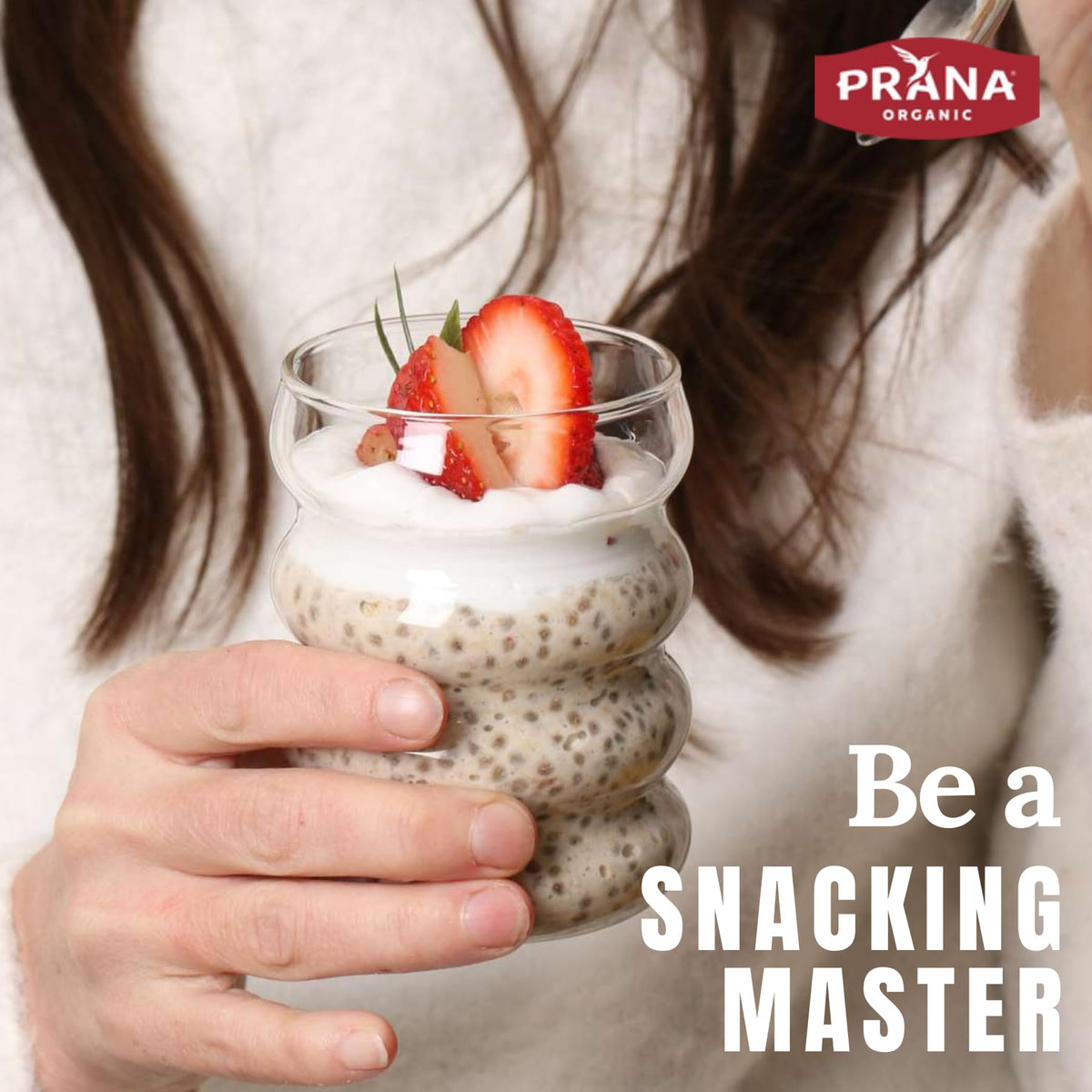 Prana Organic Overnight Chia with Oats Strawberry Shortcake – 2 Pack | Vegan, Non-GMO, Ready-to-Eat Breakfast
