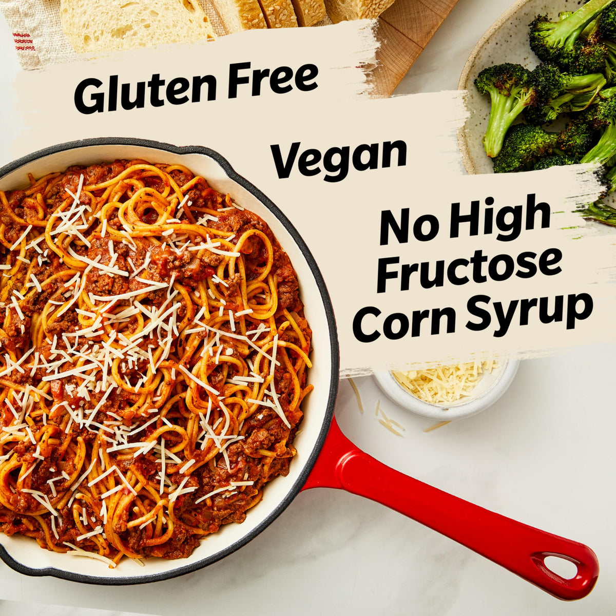 Prego Traditional Pasta Sauce, 24 oz Jar (Case of 12) – Gluten Free, Vegan, No MSG