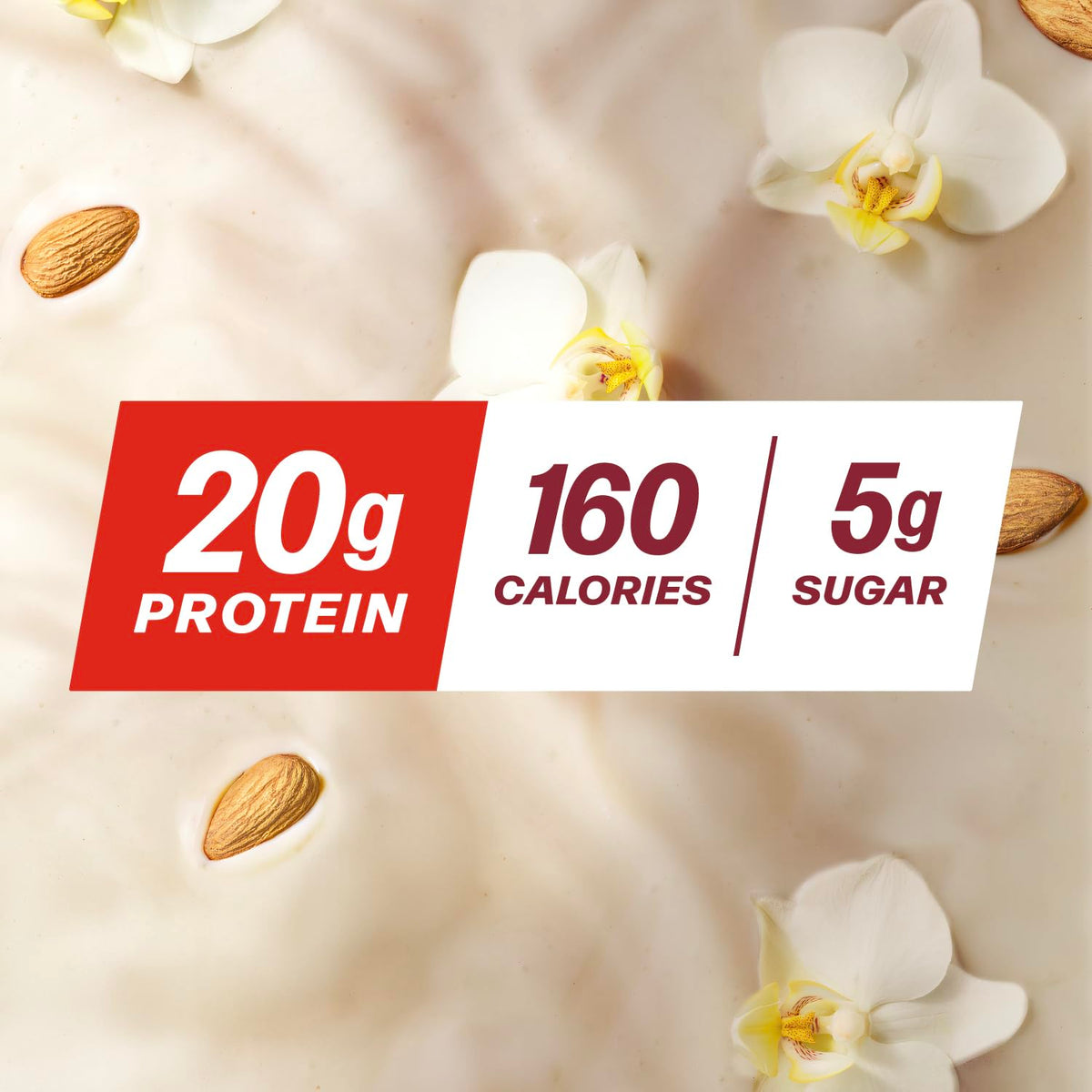 Premier Protein Non-Dairy Almondmilk Protein Shake Vanilla — 20g Plant-Based Protein, 5g Sugar, 11.5 fl oz (12 Pack)