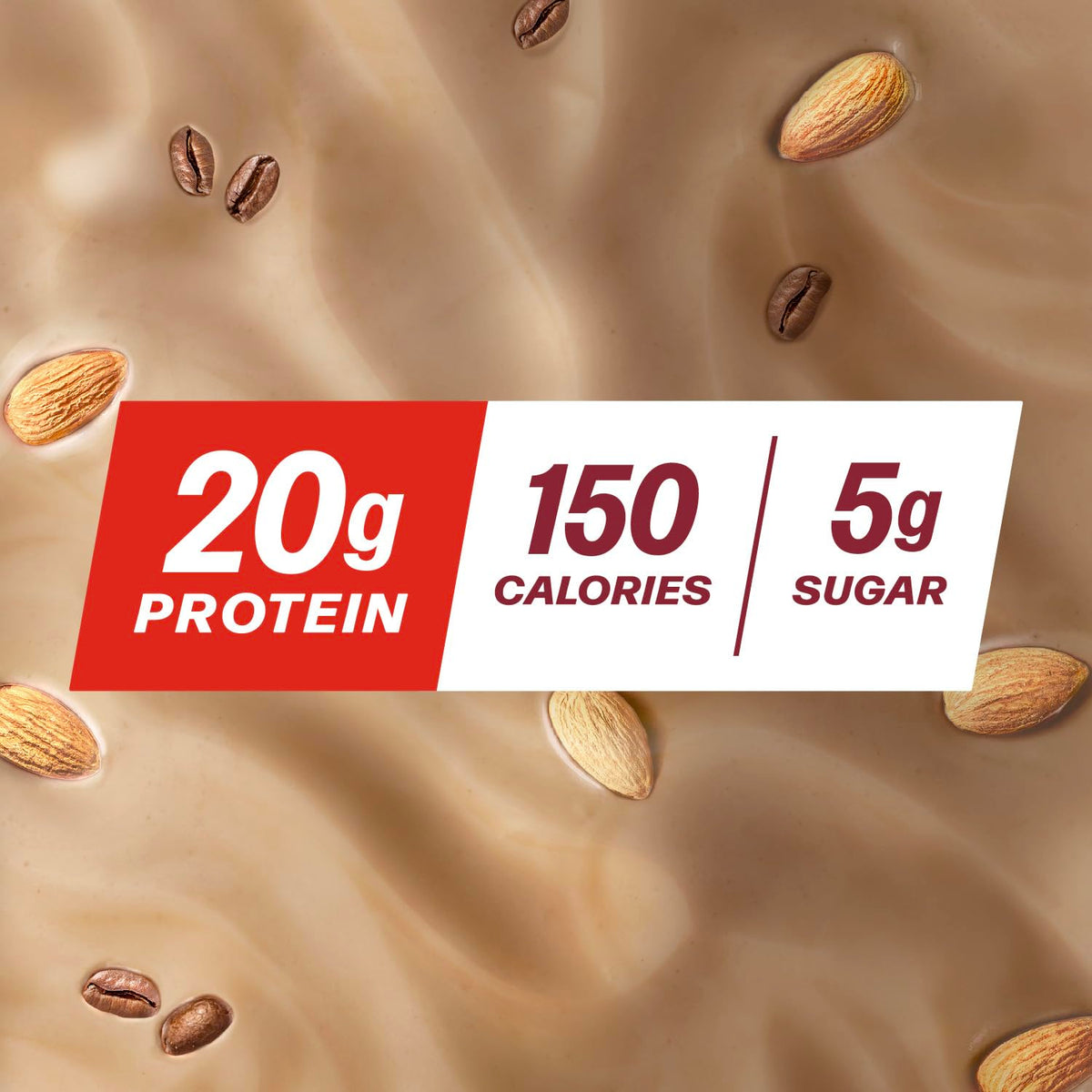 Premier Protein Non-Dairy Coffee Almondmilk Shake with Caffeine — 20g Protein, 5g Sugar, 11.5 Fl Oz (12 Pack)