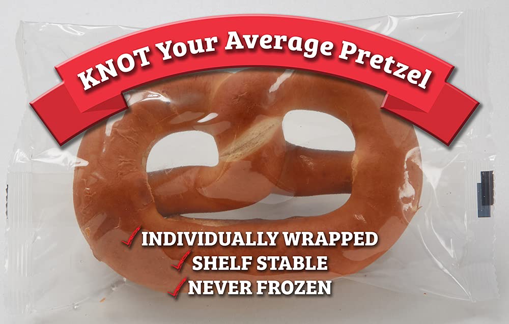 Pretzelhaus Bavarian Plain Soft Pretzels – Pack of 10 | Shelf-Stable, Never Frozen