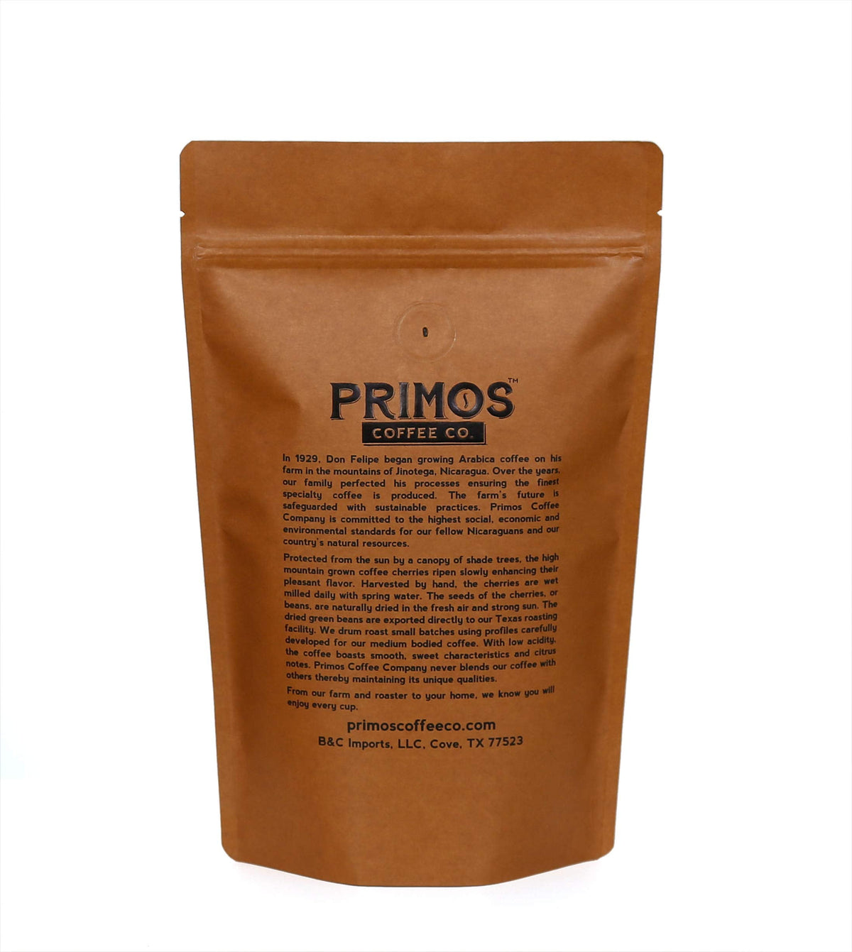 Primos Coffee Co. French Press Coffee – Coarse Ground, Medium Roast, 2 Bags
