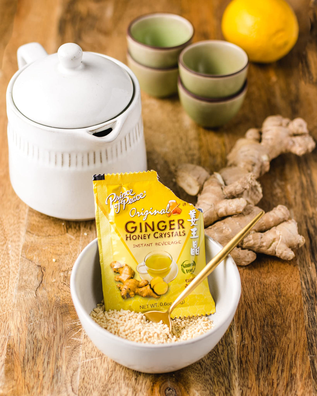 Prince of Peace Instant Ginger Honey Crystals – 2 Pack of 30 Sachets