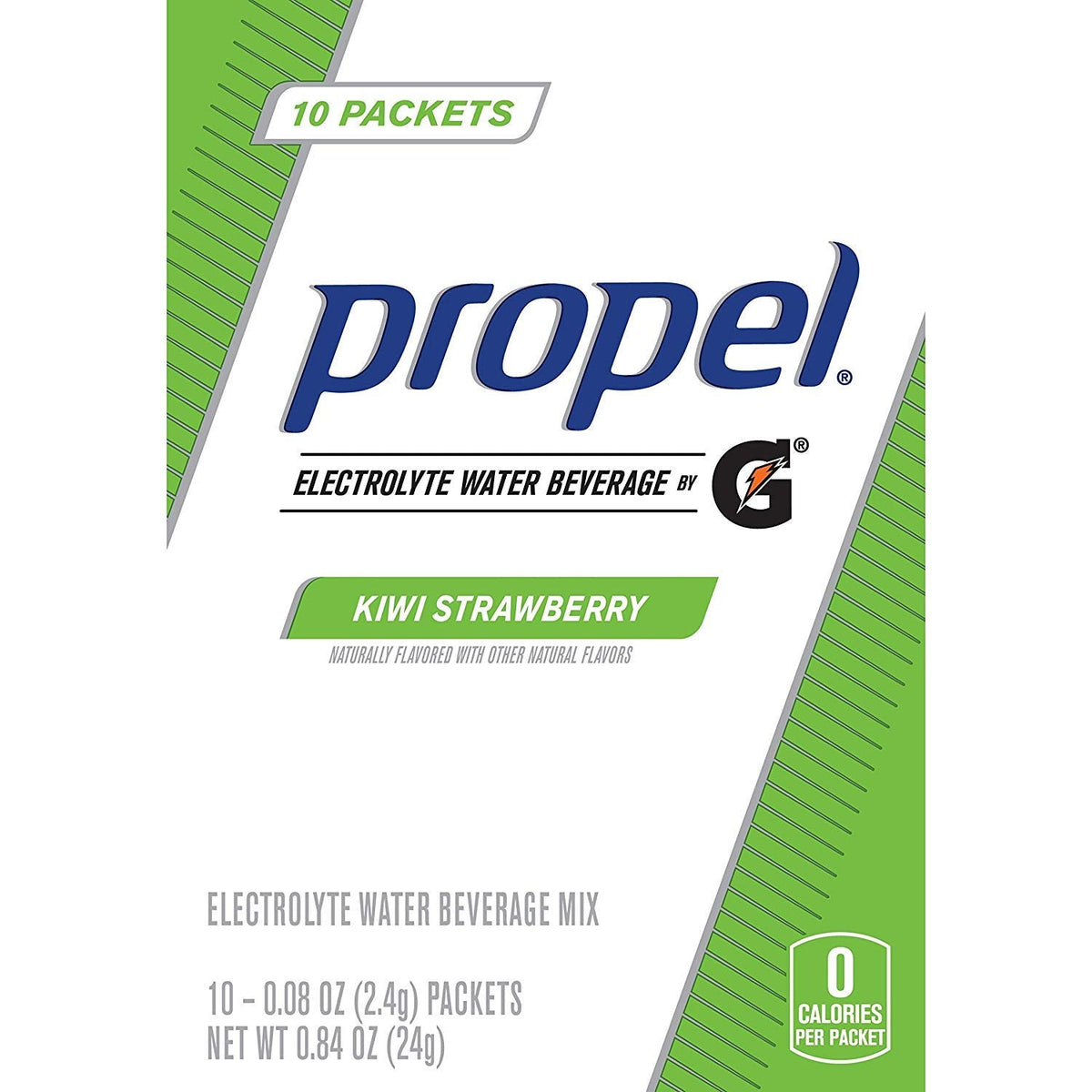 Propel Kiwi Strawberry Electrolyte Powder Packets – 50 Count Bundle (5x10) – Zero Sugar