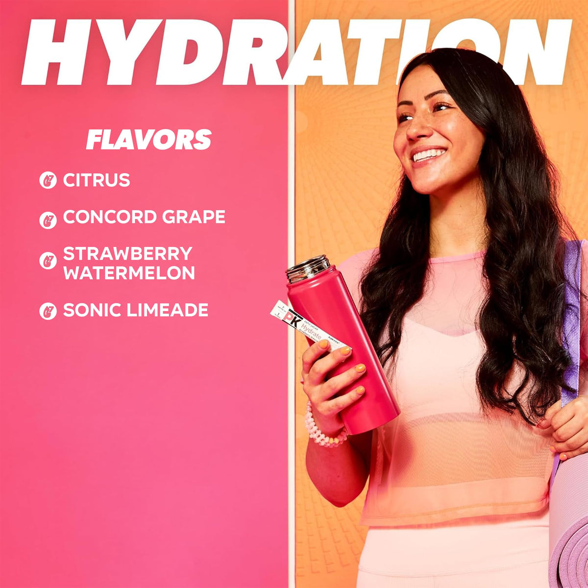 Pure Kick Ultimate Variety Pack - 9 Flavors Hydration & Energy Drink Packets (Sugar Free)