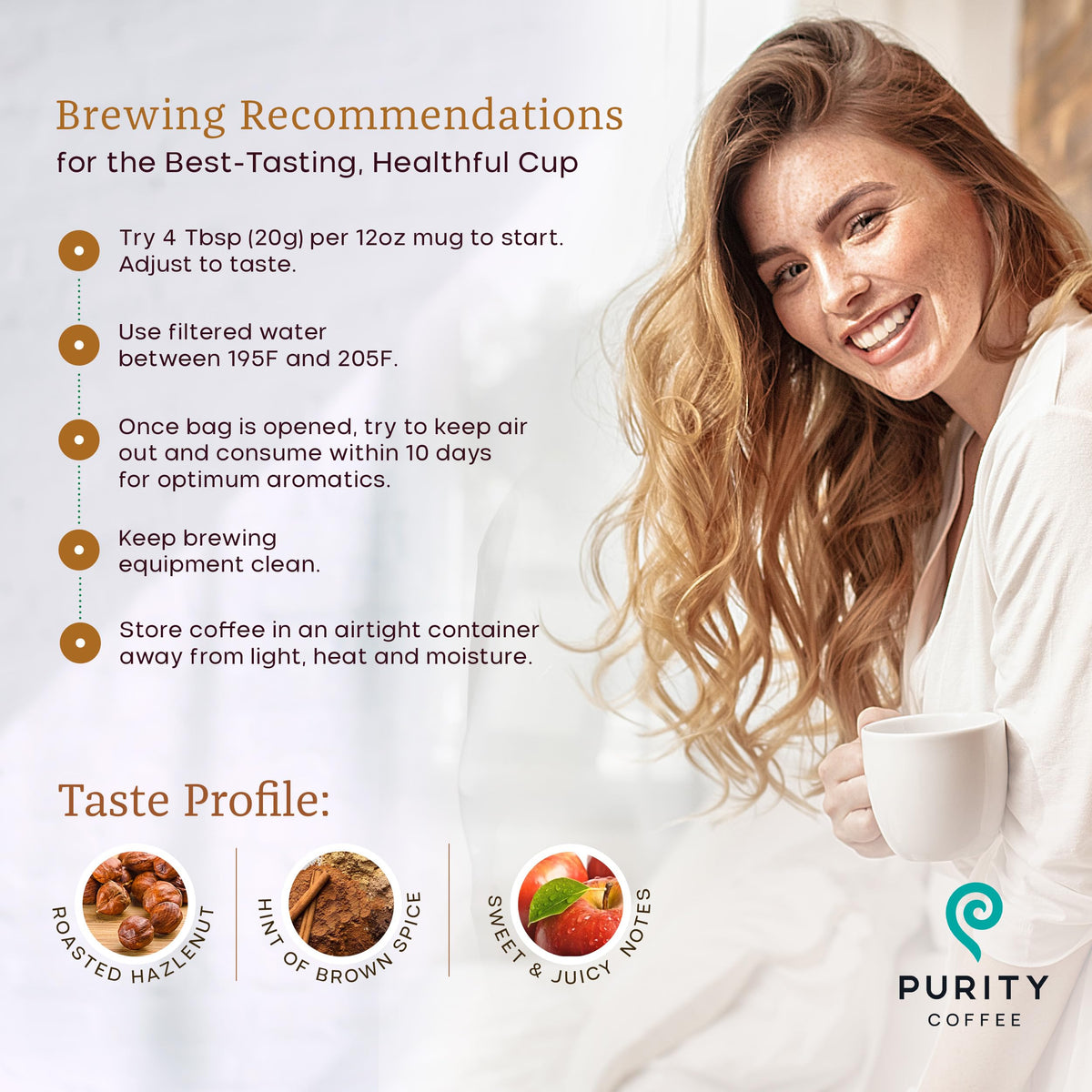 Purity Coffee PROTECT | High Antioxidant Light-Medium Roast Ground 12oz | USDA Organic Arabica | Mold, Mycotoxin & Pesticide Tested