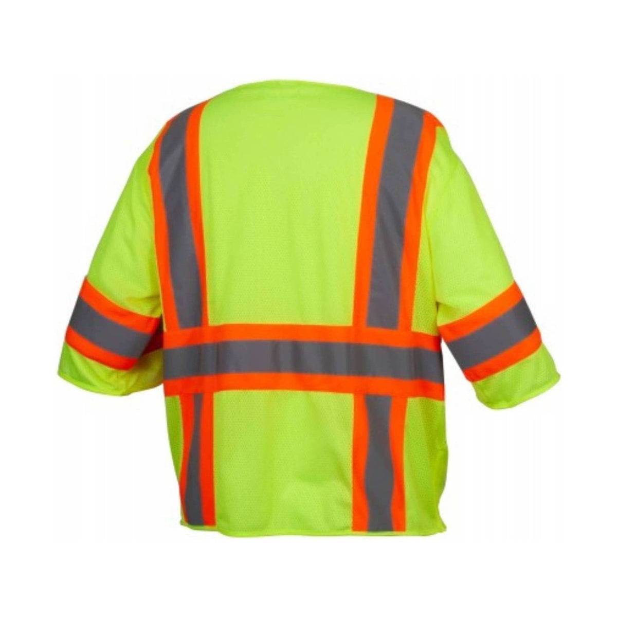 Pyramex Men's Class III Mesh Surveyor T-shirt Vest - Lime