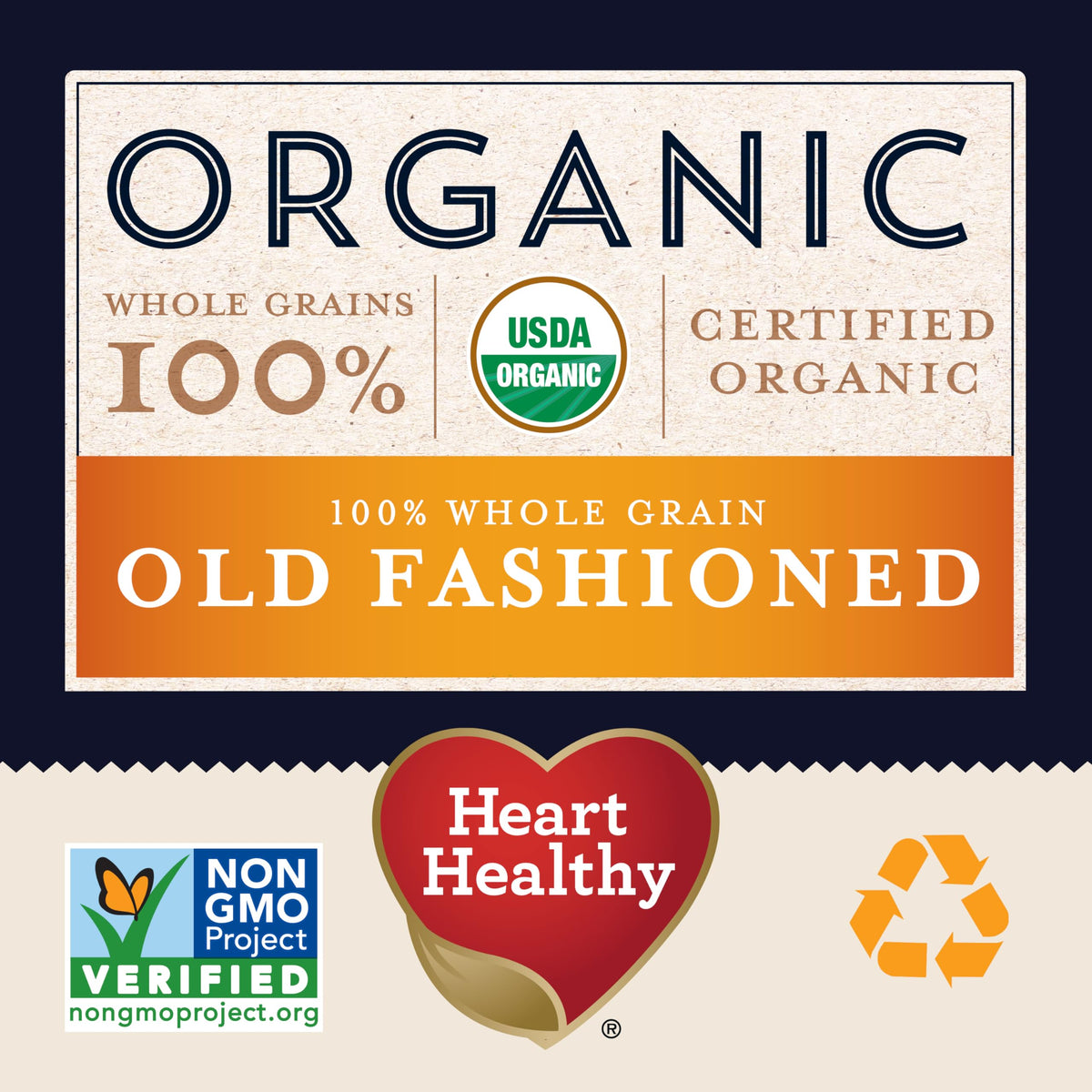 Quaker Organic Old Fashioned Oats – 4x24oz Resealable Bags | USDA Organic, Non-GMO